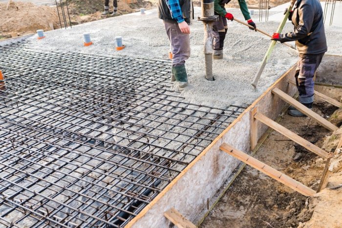 Concrete foundation
